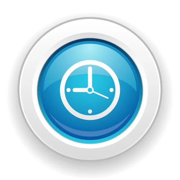 Icono del reloj — Vector de stock