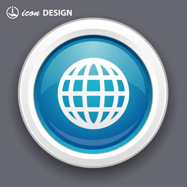 Globe icon — Stock Vector