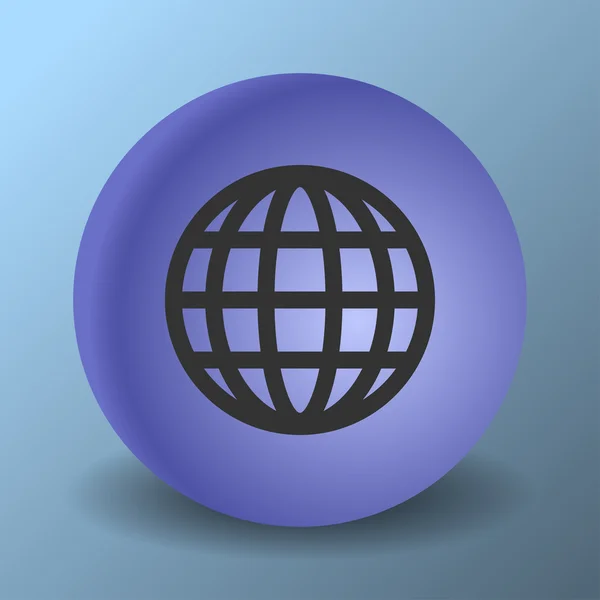 Значок глобуса — стоковий вектор