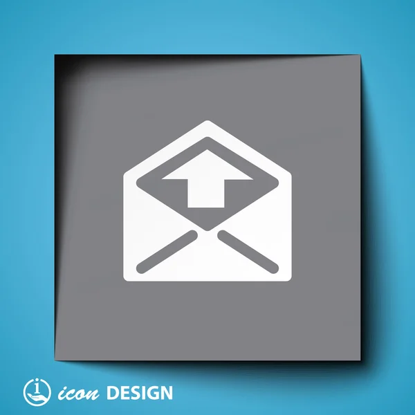 Icono de correo — Vector de stock