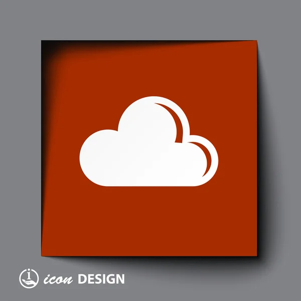 Cloud icon — Stock Vector