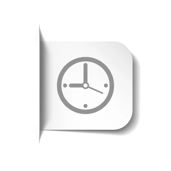 Icono del reloj — Vector de stock