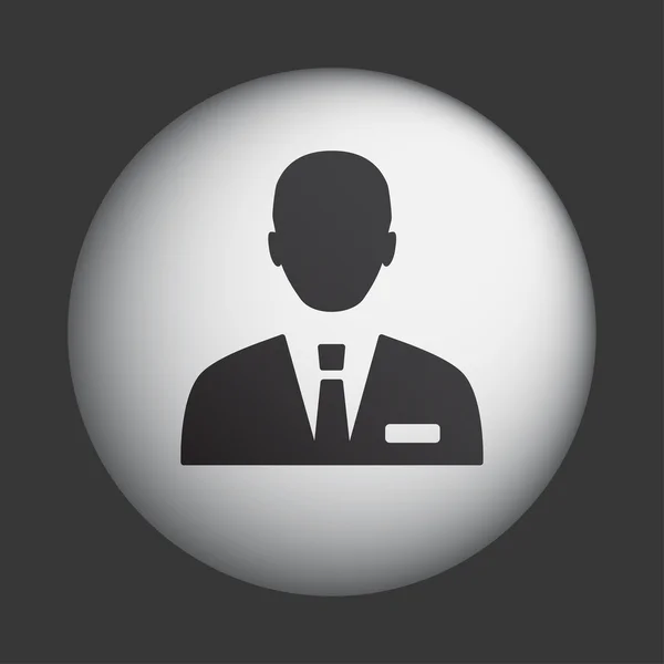 Ícone do homem de negócios — Vetor de Stock