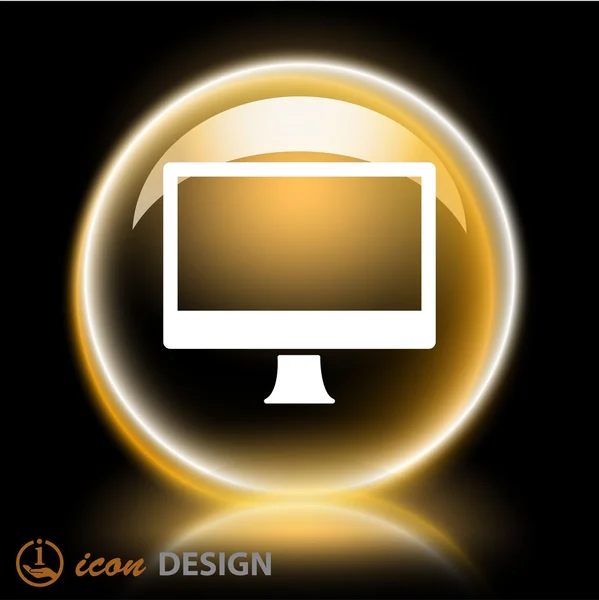 Computer icon — Stock Vector