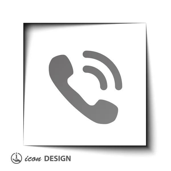 Icône de téléphone — Image vectorielle