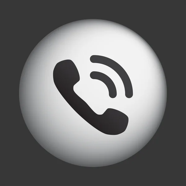 Телефон значок — стоковый вектор