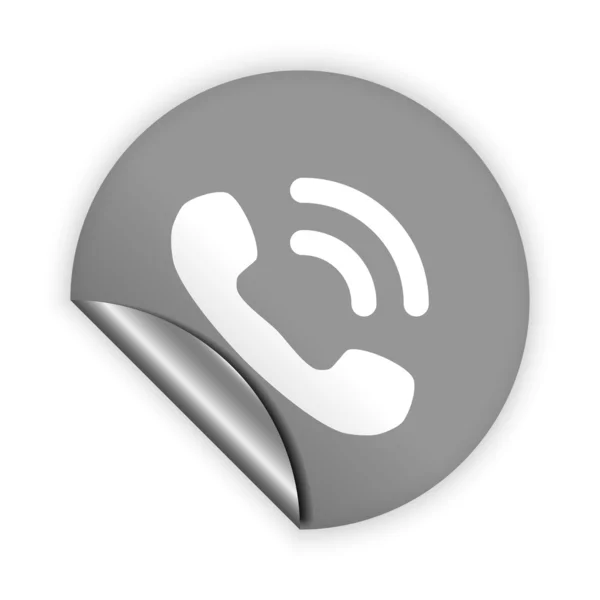 Telefon icon — Vector de stoc