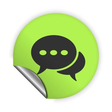 ileti veya sohbet simgesi