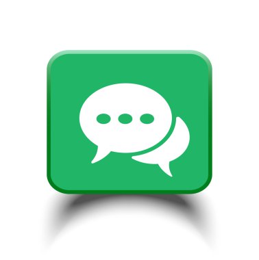 ileti veya sohbet simgesi