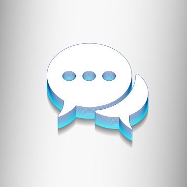 ileti veya sohbet simgesi