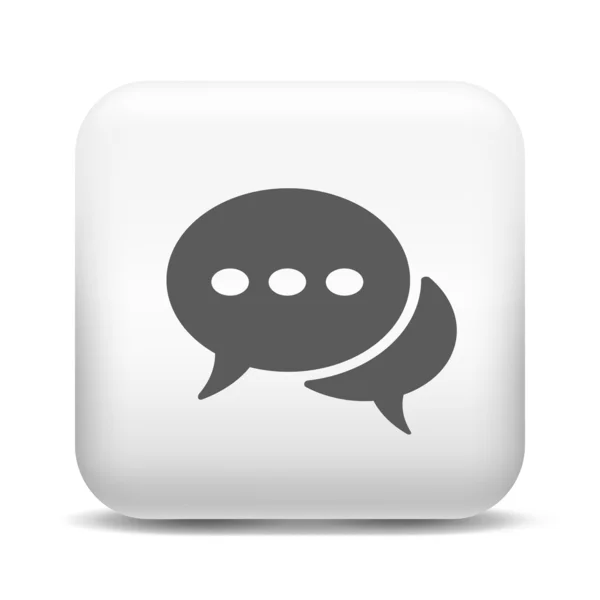Meddelande eller chat-ikonen — Stock vektor