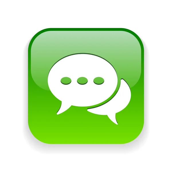 Icona messaggio o chat — Vettoriale Stock