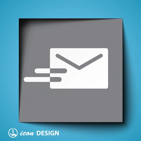 Icono de correo — Vector de stock