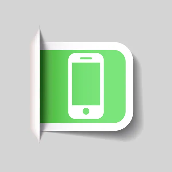 Mobilní ikona — Stockový vektor