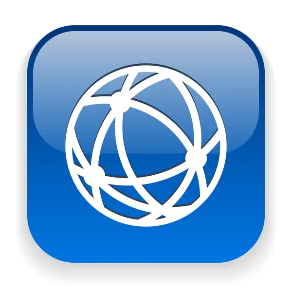 Globe-Icon – stockvektor