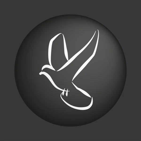 Икона Птицы — стоковый вектор