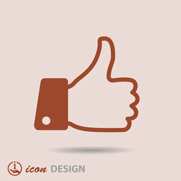 Thumb icon — Stock Vector