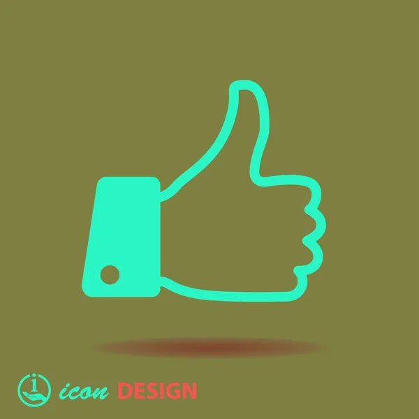Thumb icon — Stock Vector