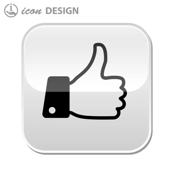 Thumb icon — Stock Vector