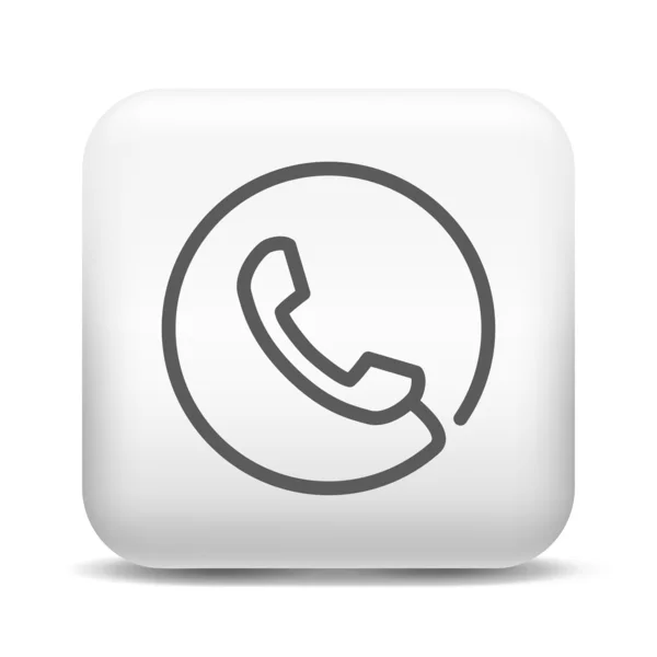 Ikona telefonu — Stockový vektor