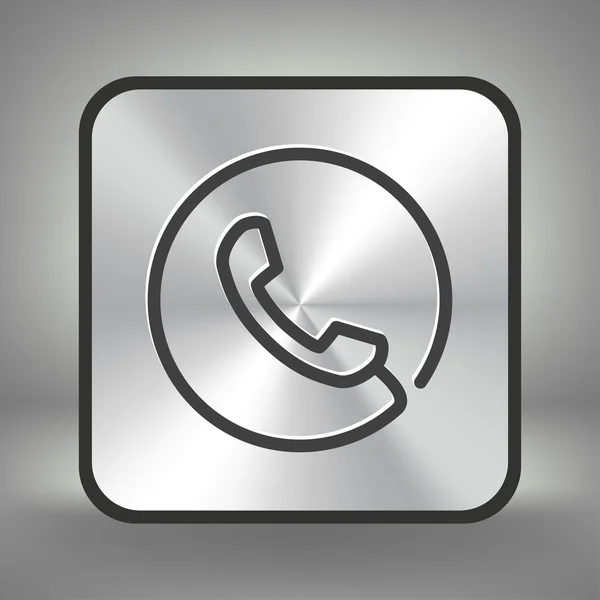 Ikona telefonu — Stockový vektor