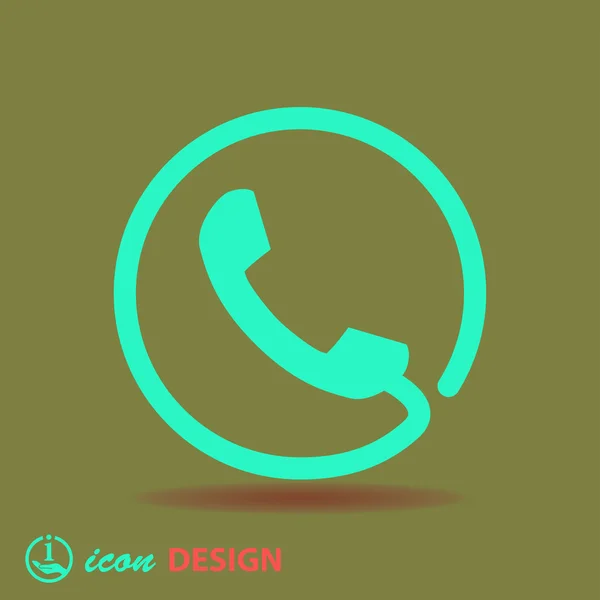 电话Icon — 图库矢量图片