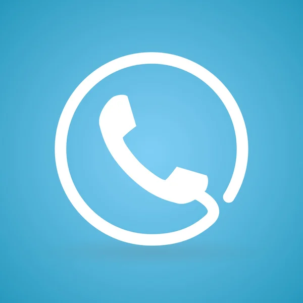 Telefoonpictogram — Stockvector