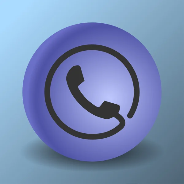 Telefoonpictogram — Stockvector