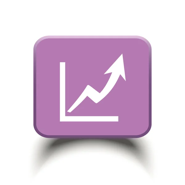Graph icon — Stock Vector