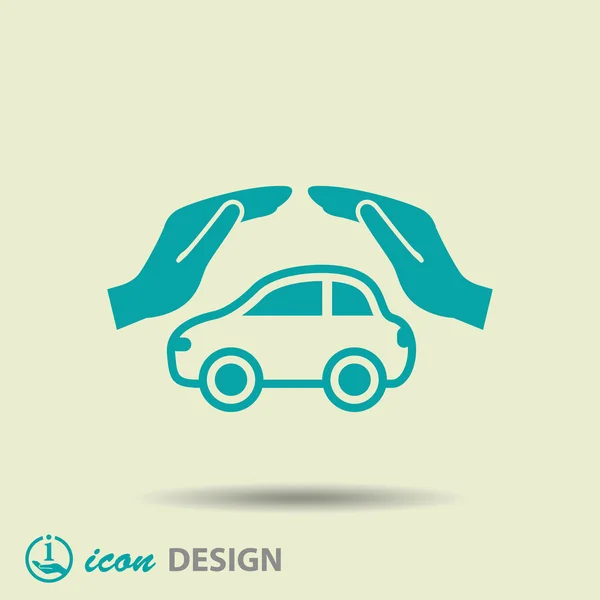 Icono de cuidado del coche — Archivo Imágenes Vectoriales