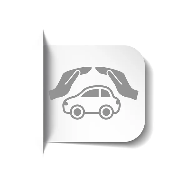 Car care icon — Stock Vector