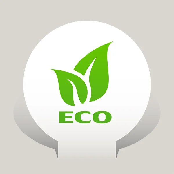 Значок eco — стоковый вектор