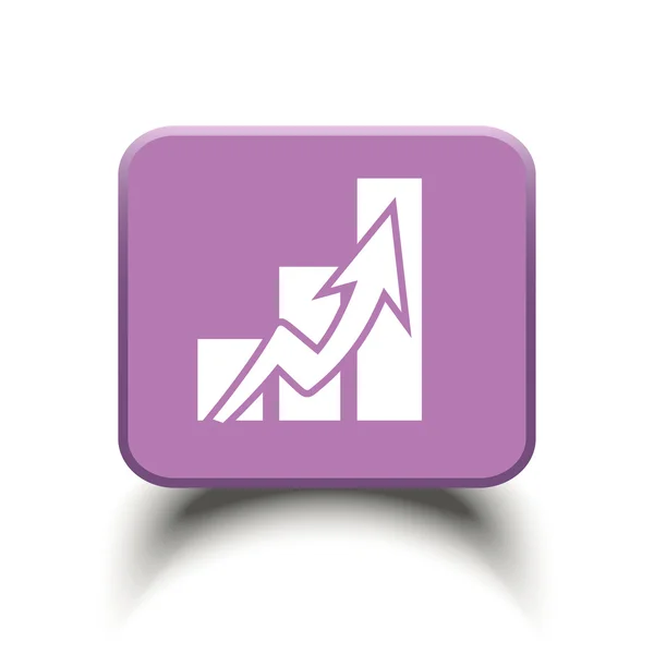 Graph icon — Stock Vector