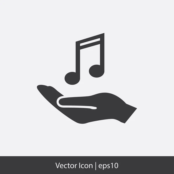 Icona musicale — Vettoriale Stock