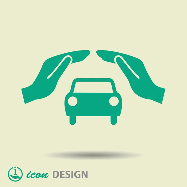 Icono del coche — Vector de stock