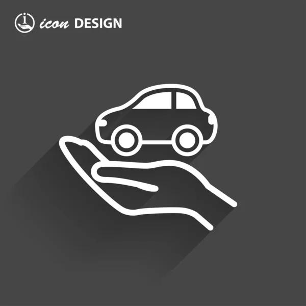 Icono del coche — Vector de stock