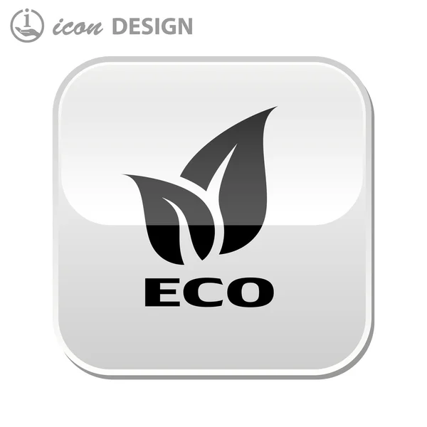 Eco icon — Stock Vector