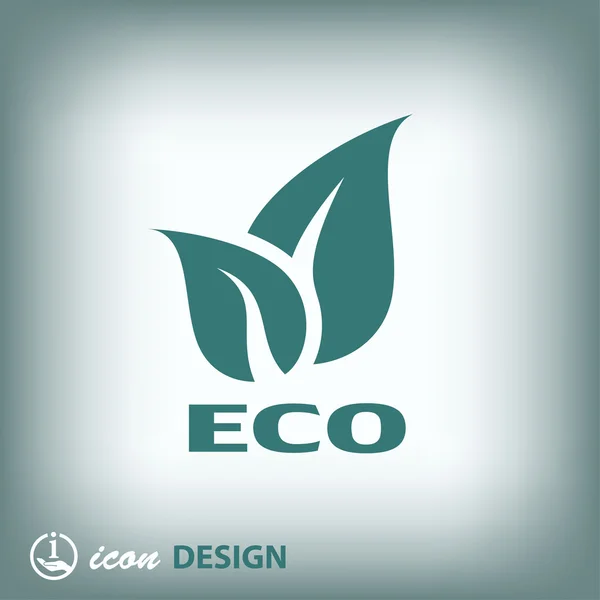 Значок eco — стоковый вектор