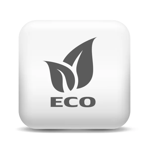 Icono ecológico — Vector de stock