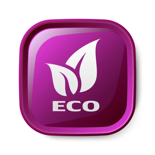 Значок eco — стоковый вектор