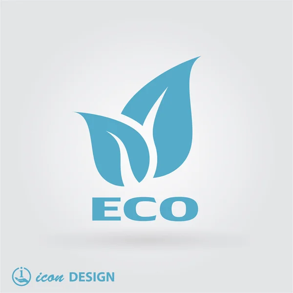 Значок eco — стоковый вектор