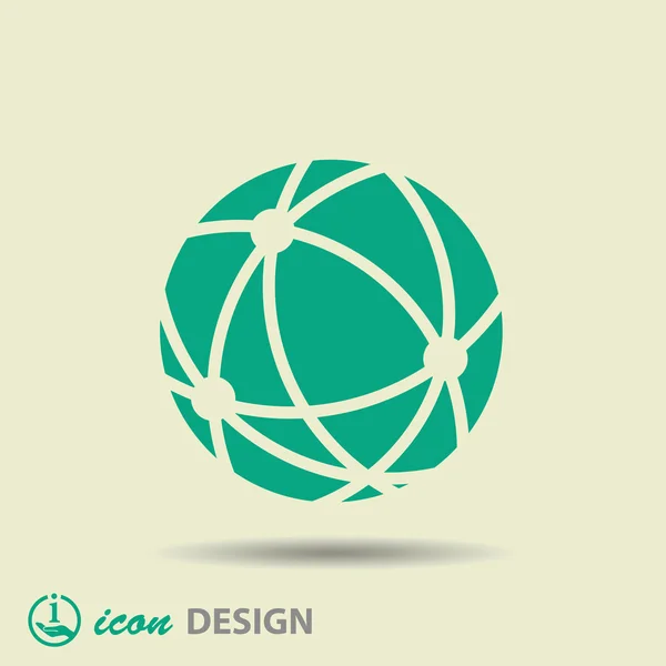 Globe icon — Stock Vector