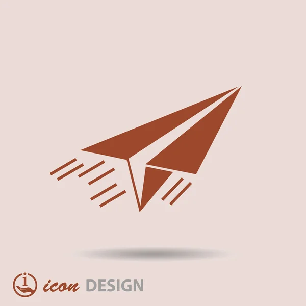 Icono del avión — Archivo Imágenes Vectoriales