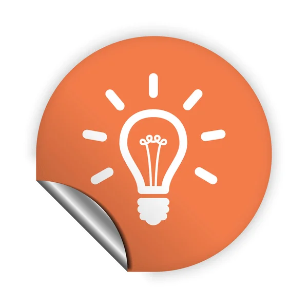 Light bulb icon — Stock Vector