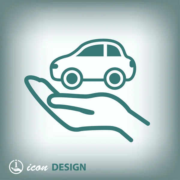 Icono del coche — Archivo Imágenes Vectoriales