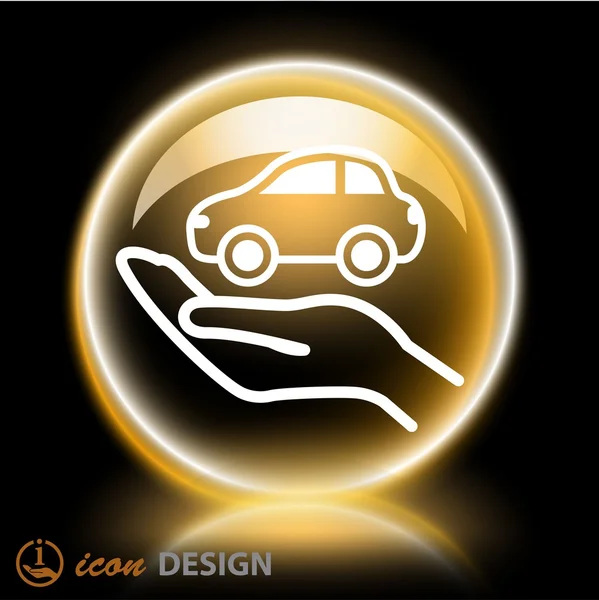 Pictograph of car — Stock Vector