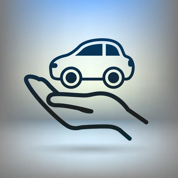 Icono del coche — Vector de stock