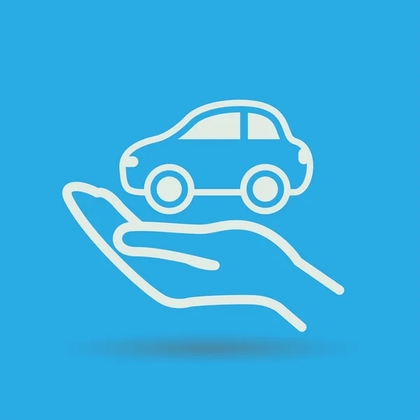 Auto pictogram — Stockvector