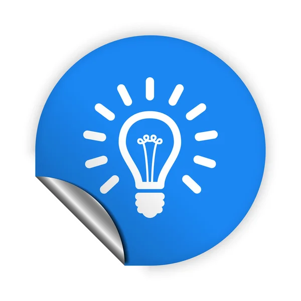 Light bulb icon — Stock Vector