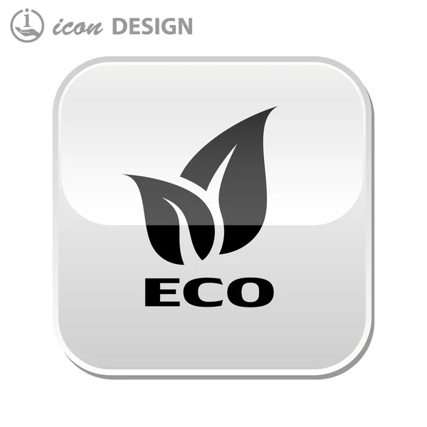 Значок eco — стоковый вектор